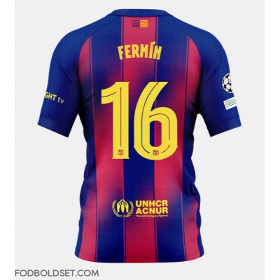 Barcelona Fermin Lopez #16 Hjemmebanetrøje 2025-26 Kortærmet Barcelona Fermin Lopez #16 Hjemmebanetrøje 2025-26 Kortærmet